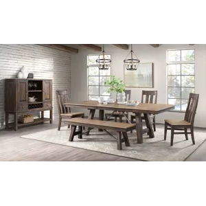 Transitions Trestle Dining Table