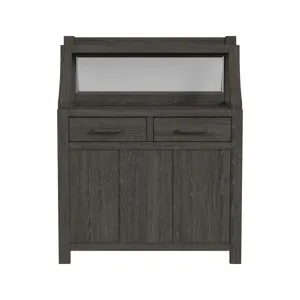 Flex Server Hutch Reclaimed Chevron