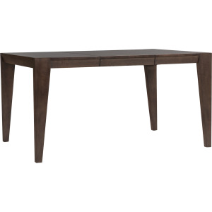 West End Leg Table w/Butterfly Leaf Saddle Brown