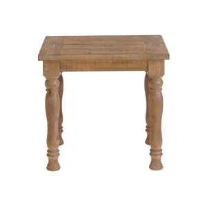 Highland End Table w/Turned Legs