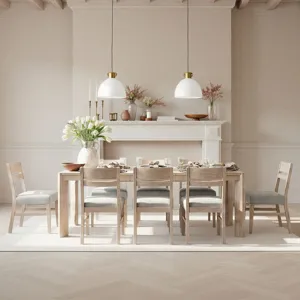 West End Ladder Chair Ivory Natural