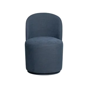 Upholstered Dining Chairs Uph Dining Chair Curved Back Modern Denim
