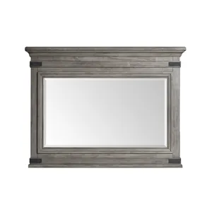 Forge Mirror Brushed Steel