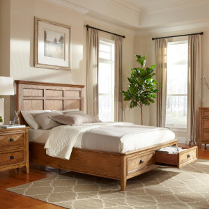 Alta Queen Storage Bed - Brushed Ash