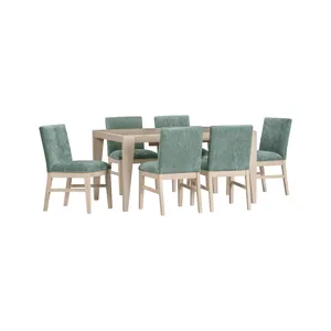 West End Parson Chair Sage Green Natural