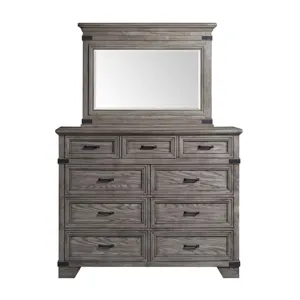 Forge Tall Dresser Brushed Steel