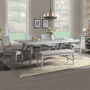 Modern Rustic Dining Bench