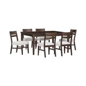 West End Spindle Leg Table Saddle Brown