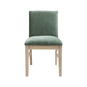 West End Parson Chair Sage Green Natural