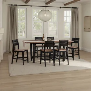 Austin Fixed Top Trestle Counter Table