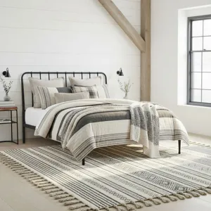Metal Beds Farmhouse Queen Metal Bed
