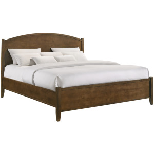 Andover King Arched Bed Walnut
