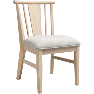 West End Spindle Chair Ivory Natural