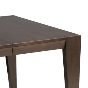 West End Leg Table w/Butterfly Leaf Saddle Brown