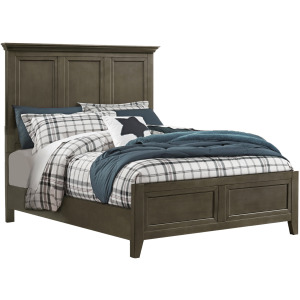 San Mateo Full Panel Bed - Gray