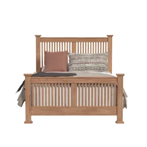 Oak Park Queen Slat Bed Taupe