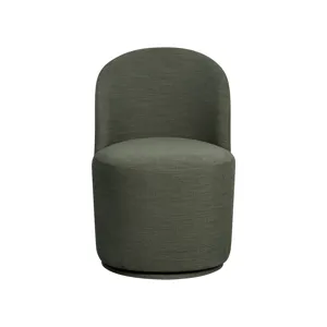 Upholstered Dining Chairs Uph Dining Chair Curved Back Modern Sage
