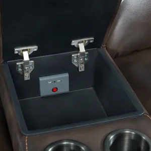 Silhouette Dual-Power Loveseat Bolero Coffee