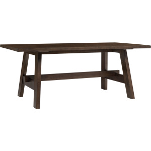 West End Lodge Trestle Table Saddle Brown