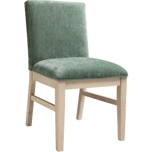 West End Parson Chair Sage Green Natural