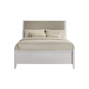 Andover Queen Uph Bed White
