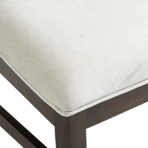 West End Spindle Chair Ivory Saddle Brown