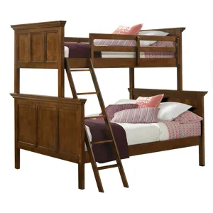 San Mateo Youth Twin over Full Bunk Bed Tuscan