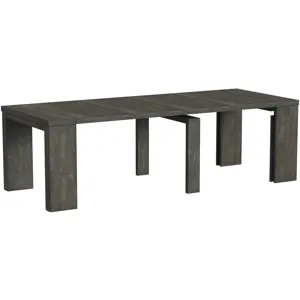 Flex Dining Table Reclaimed Chevron w/5 20" Leaves