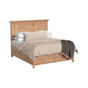 San Mateo King Storage Bed Wheat