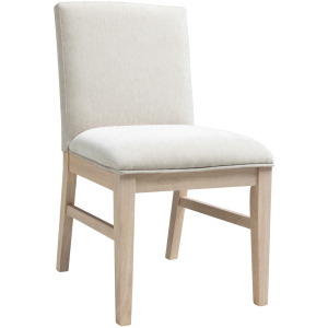 West End Parson Chair Ivory Natural