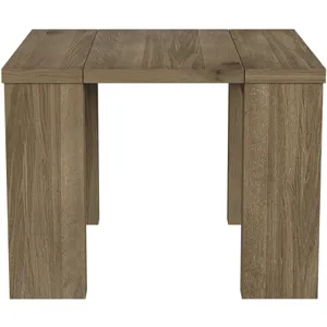 Flex Dining Table Sandbar Oak w/5 Leaves