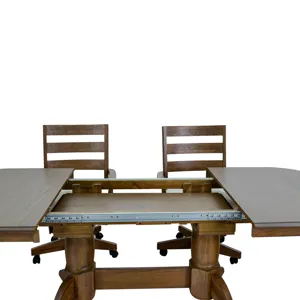 Colonial Oak Trestle Table