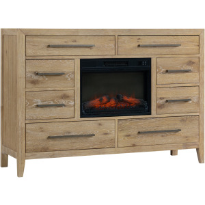 Norwich Gentleman's Chest w/Heater Antique Oak