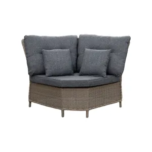 Dixie Outdoor Corner Wedge w Ottomans