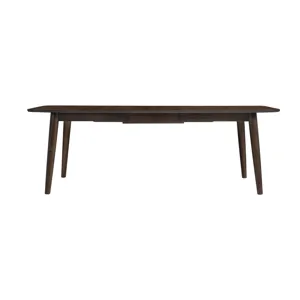 West End Spindle Leg Table Saddle Brown