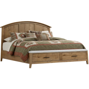 Jackson King Bed w-Storage Footboard