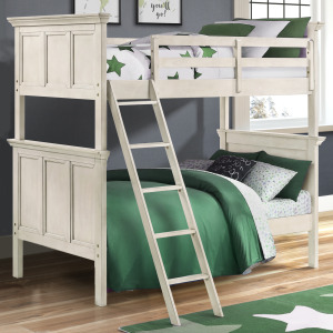 San Mateo Youth Twin over Twin Bunk Bed Rustic White