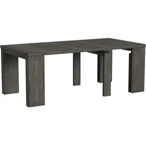 Flex Dining Table Reclaimed Chevron w/5 20" Leaves