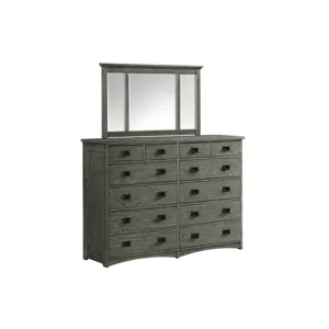 Oak Park Mirror Pewter