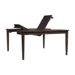 West End Spindle Leg Table Saddle Brown