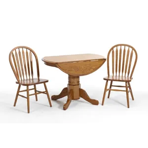 Classic Oak Chestnut Plain Arrow Chair