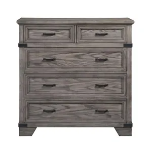 Forge Media Chest Brushed Steel
