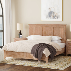 San Mateo King Standard Bed - Wheat