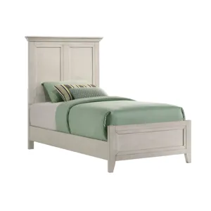 San Mateo Youth Twin Standard Bed Rustic White