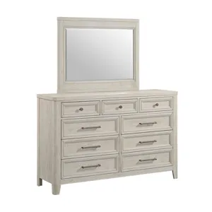 9-Drawer Dresser, Washed Linen