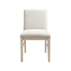West End Parson Chair Ivory Natural