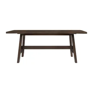 West End Lodge Trestle Table Saddle Brown
