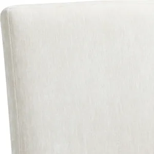 West End Parson Chair Ivory Saddle Brown