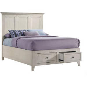 San Mateo Youth Full Storage Footboard w/Deck