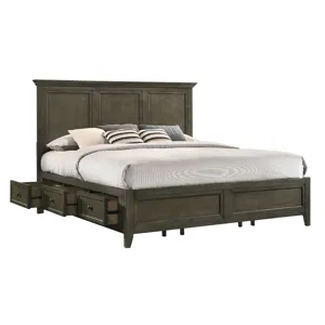 King Side Storage Bed Rails